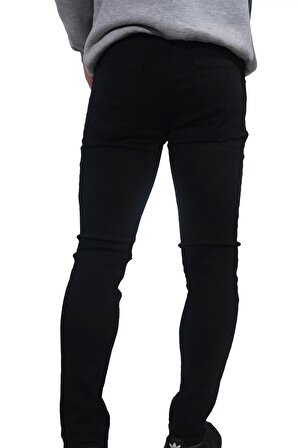 Erkek Siyah Kot Pantolon-603