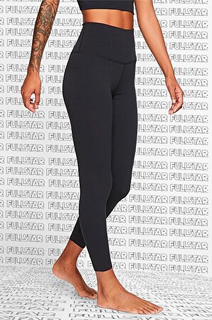 Nike Yoga Luxe Leggings High Rise Yüksek Belli Lazer Kesim 7/8 Toparlayıcı Soft Tayt Siyah