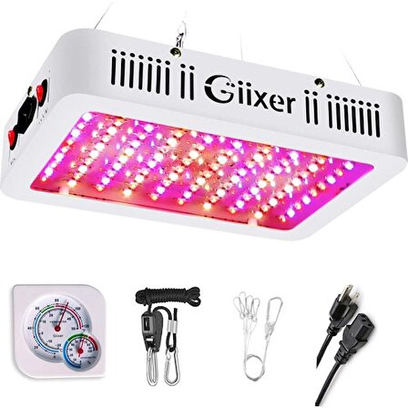 Giixer 1000W LED Dual-Chip Full Spektrumlu Bitki Işığı