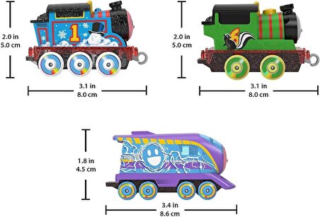 Thomas ve Arkadaşları - Renk Değiştiren Küçük Trenler 3'lü Paket HNP82