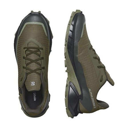 Salomon Alphacross 5 Gore-Tex Erkek AYAKKABI HAKİ