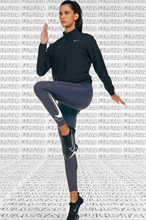 Nike Running Full Zip Jacket Packable Çantaya Dönüşebilen Spor Ceket Siyah