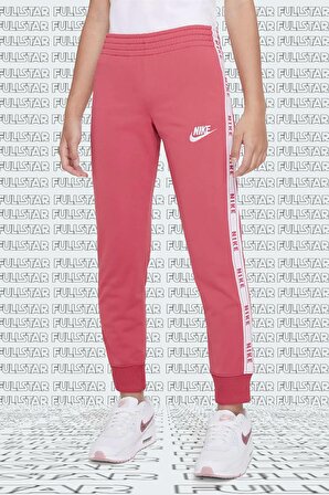 Nike Sportswear Full Track Suit Girls Kız Çocuk Eşofman Takımı Pembe