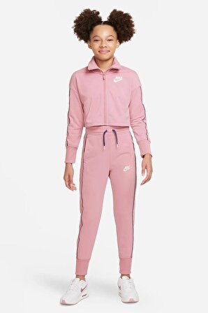 Nike Sportswear Tracksuit Pink Kız Çocuk Eşofman Takımı Pembe