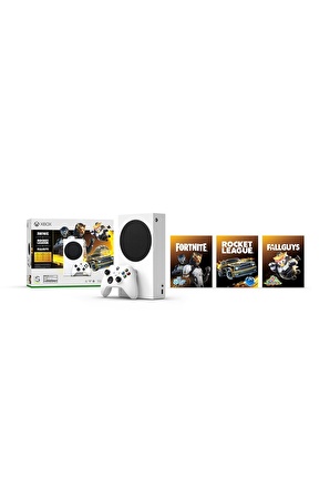 Xbox Series S 512 GB Gilded Hunter Edition Fortnite & Rocket League & Fall Guys Oyun Konsolu (Microsoft Türkiye garantili)