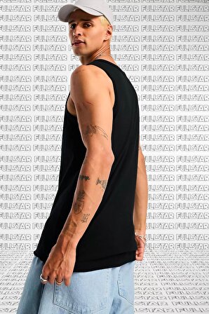 Nike Sportswear Cotton Festival Tank Black Pamuklu Günlük Stil Atlet Siyah
