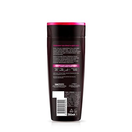 Elseve Komple Direnç Zayıf Saçlar İçin Dökülme Karşıtı Şampuan 390 ml