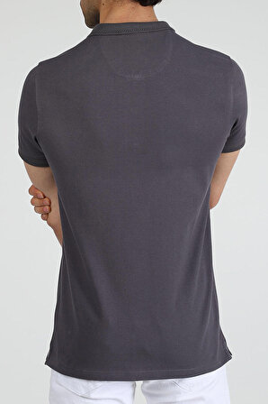 Adam Boxes Polo Yaka T-shirt Neo-Essential - Antrasit
