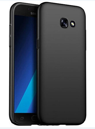 Samsung Galaxy A7 2016 (A710) Ruber Case Mat Slikon Kılıf Siyah