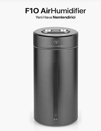 Summer H2o Humidifier 380 ml F10 Hava Nemlendiricisi Buhar Makinesi Ve Aroma Difüzörü - Siyah