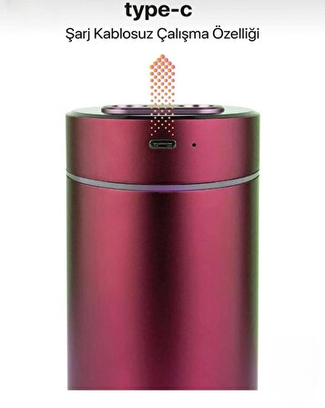 Summer H2o Humidifier 380 ml F10 Hava Nemlendiricisi Buhar Makinesi Ve Aroma Difüzörü - Kırmızı