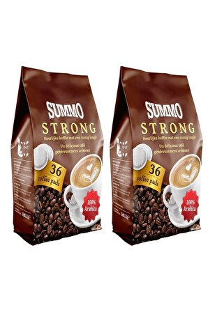 Strong 72'li Avantaj Paketi (36x2) Senseo Coffee Pads Pod Kahve Kapsülü