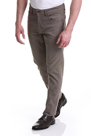 Vizon Regular Fit Düz 5 Cep Pamuklu Kot Pantolon | 34