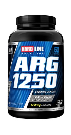 Hardline Nutrition Arg 1250 120 Kapsül 60 Servis Arginine