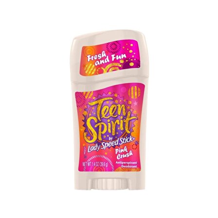 Lady Speed Stick Teen Spirit Pink Crush Stick Deodorant 40Gr