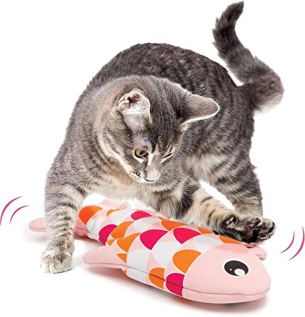 Catit Groovy Fish Catnipli Kedi Oyuncağı, Pembe 