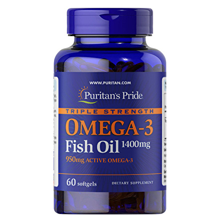 Puritan's Pride Omega 3 1400 Mg 60 Kapsül - AROMASIZ