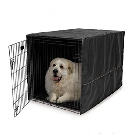 MidWest Köpek Kafes Örtüsü 61 x 46 x 48 cm (Siyah)
