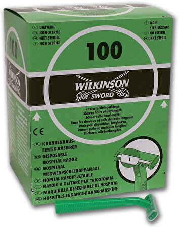 Wilkinson Sword 100 Adet Banyo Kullan At Tıraş Bıçağı