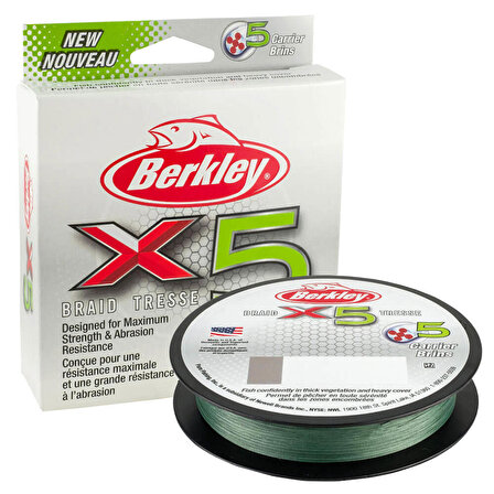 Berkley X5 İp Olta Misinası LOW-VIS GREEN 0.25MM - 300MT - 18.1KG