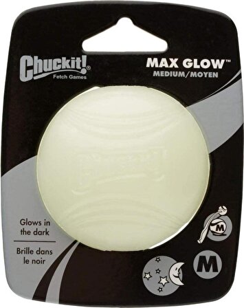 Chuckit! Max Glow Gece Parlayan Köpek Oyun Topu (Küçük Boy)