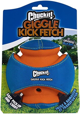 Chuckit! Giggle Kick Fetch Sesli Dayanıklı Köpek Oyun Topu
