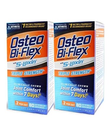 Osteo Bi-Flex 5-Loxin Adv 80 Tablet x 2 Adet