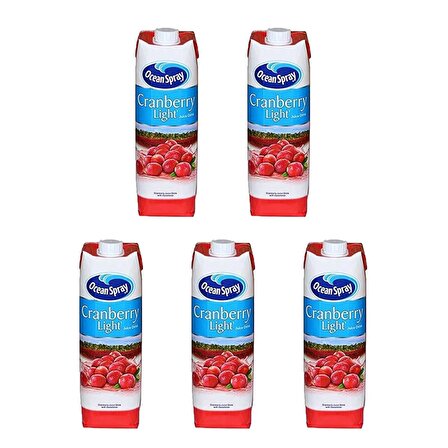Ocean Spray Cranberry Light Juice 1 Lt 5 Adet