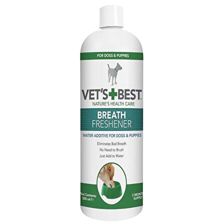 Vets Best Breath Freshener Köpek Ağız Bakım Suyu 500 Ml