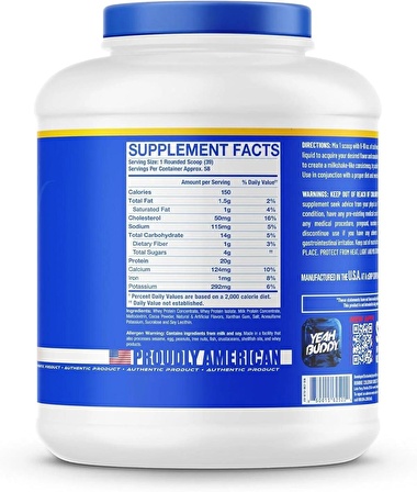 Ronnie Coleman Signature Series Whey XS Protein Powder 2.26 Kg