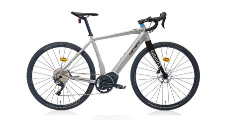 Carraro Gravel GE 5.0 Elektrikli Bisiklet (Mat Gümüş-Siyah-Mavi)
