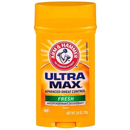 Arm & Hammer Ultra Max Fresh Antiperspirant Ter Önleyici Leke Yapmayan Stick Deodorant 73 gr