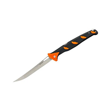 Buck 13277 148 Hookset Fileto Bıçağı, Turuncu-Gri