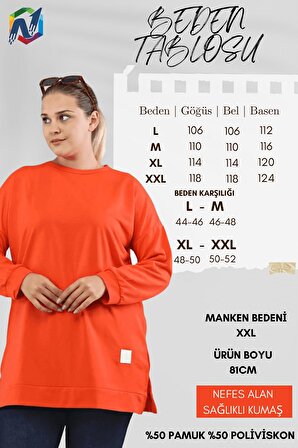 Oversize İki İplik Tesettür Tunik