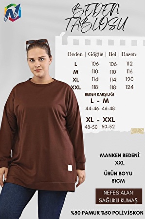 Oversize İki İplik Tesettür Tunik