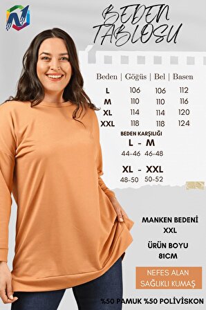 Oversize İki İplik Tesettür Tunik