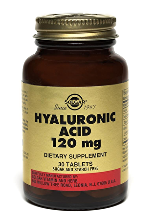 Solgar Hyaluronic Acid 120 Mg 30 Tablet