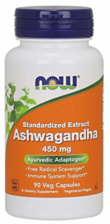 NOW Ashwagandha Extract 450mg. / 90 VCaps.