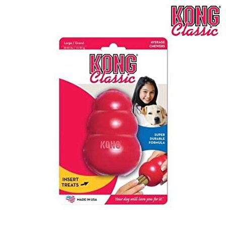 Kong Classic Ödüllü Köpek Oyuncağı Large 10 cm