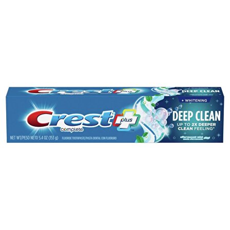 Crest + Deep Clean Komple Beyazlatıcı Diş Macunu 153G
