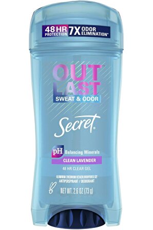 Secret Outlast Clean Lavender Antiperspirant Deodorant Jel 73GR
