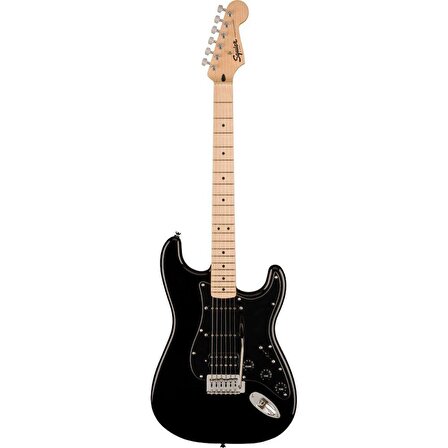 Squier Sonic Stratocaster HSS Akçaağaç Klavye Siyah Elektro Gitar