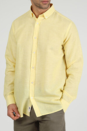 Adam Boxes Slim Fit Gömlek Neo-Epherest - Açık Sarı