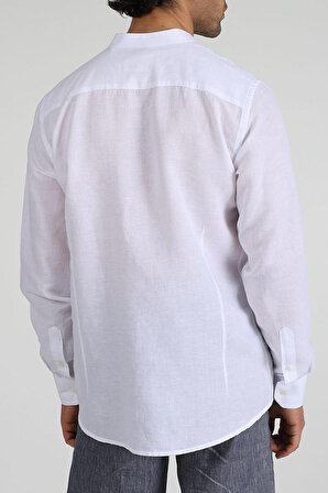 Adam Boxes Slim Fit Gömlek Neo-Tranquil - Beyaz