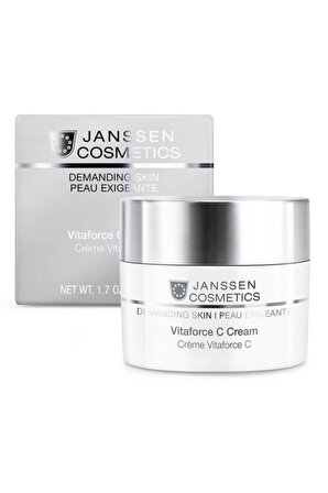 Janssen Cosmetics Vitaforce Tüm Cilt Tipleri İçin Su Bazlı Yağsız Nemlendirici Yüz Bakım Kremi 50 ml