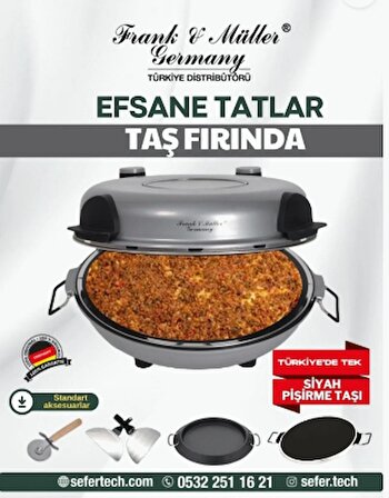 Frank & Müller Germany QL32WA | Taş Fırın | Gri Lahmacun , Grill Ve Pizza Makinesi