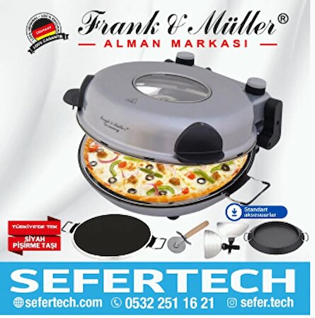 Frank & Müller Germany QL32WA | Taş Fırın | Gri Lahmacun , Grill Ve Pizza Makinesi