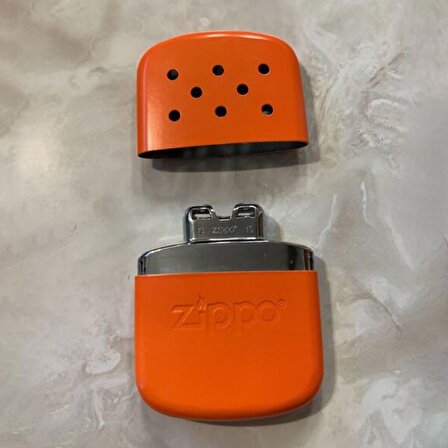 Zippo Turuncu Orange Hand Warmer Cep El Isıtıcısı Cep Sobası Chrome 40378