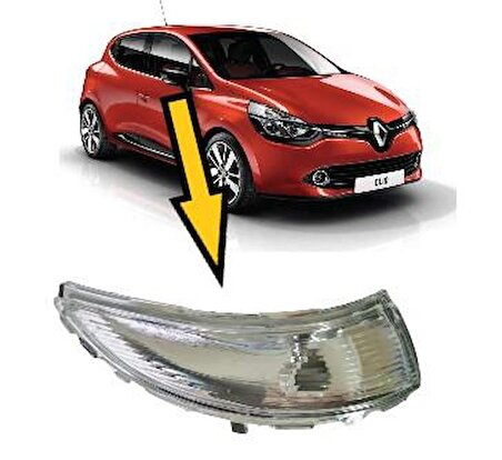 Renault Clio 4 Dış Ayna Sinyali Sağ-Yolcu Tarafı