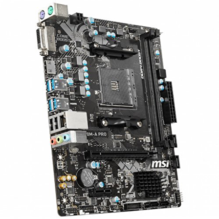 MSI A320M-A Pro AMD A320 AM4 DDR4 3200 MHz Masaüstü Anakart